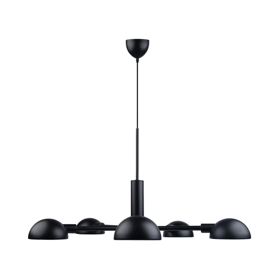kinkiecik.pl Nowoczesna lampa wisząca Nomi 5 DFTP Nordlux , czarna 2220163003